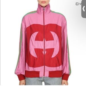 GT Red and Pink Bomber Jacket